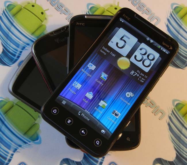 HTC EVO 3D Phone Stack