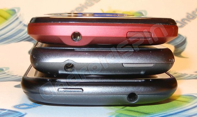 HTC Sensation Size Comparison Top