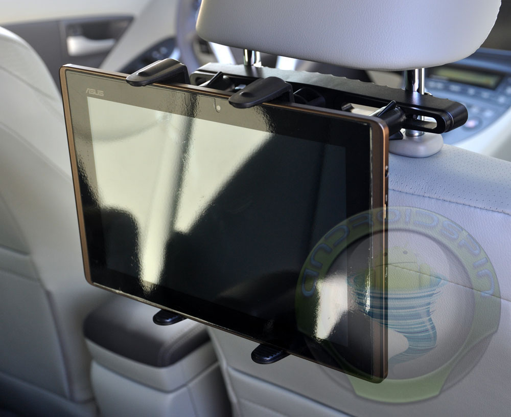 Universal Tablet Headrest Mount - Tablet Inserted