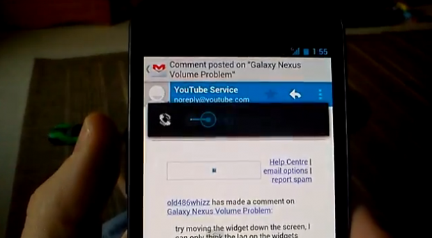 Galaxy Nexus Volume Bug