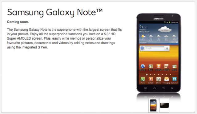 samsung Galaxy note