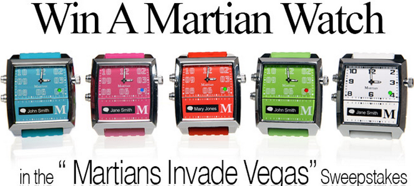 Martian Watches Sweepstakes