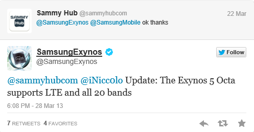 Samsung Exynos 5 LTE