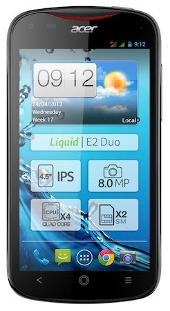 Acer Liquid E2 announced