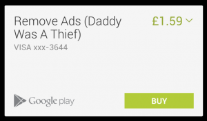 Daddy Was A Thief - Ad IAP