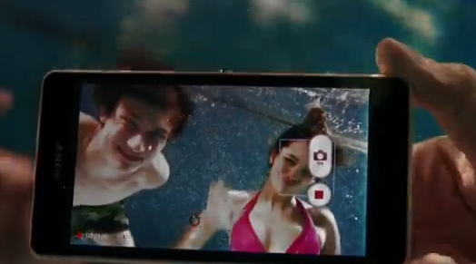Sony Xperia ZR Underwater