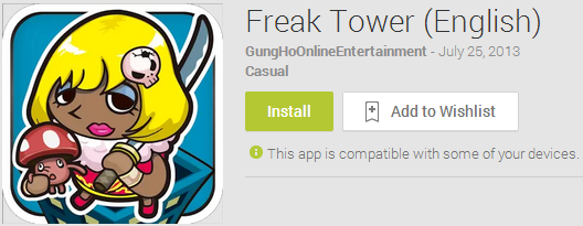 Freak Tower Free Android game