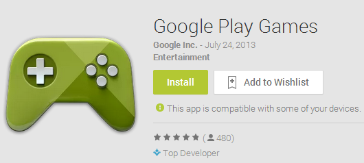Google Play games app