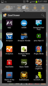 LevelUp Studios Quad Drawer Android App Launcher
