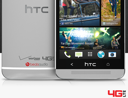 Verizon Wireless HTC ONE sign-up page