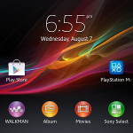 Sony Xperia Z Homescreen
