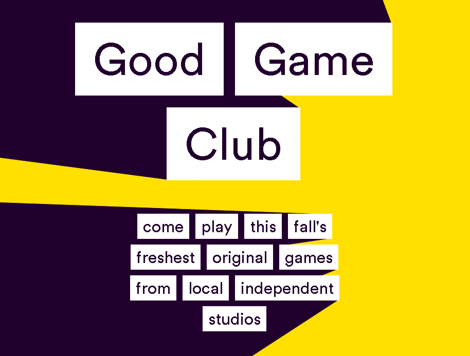 Google Game Club Indie Game showcase