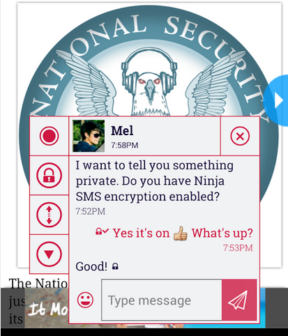 Ninja SMS Pro Encrypted SMS Application
