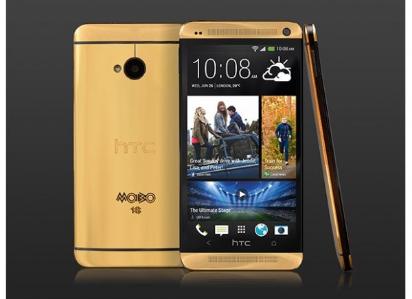 gold-plated HTC One M8