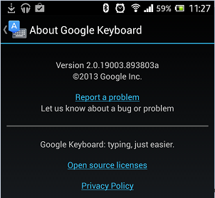 Android 4.4 Keyboard by Google