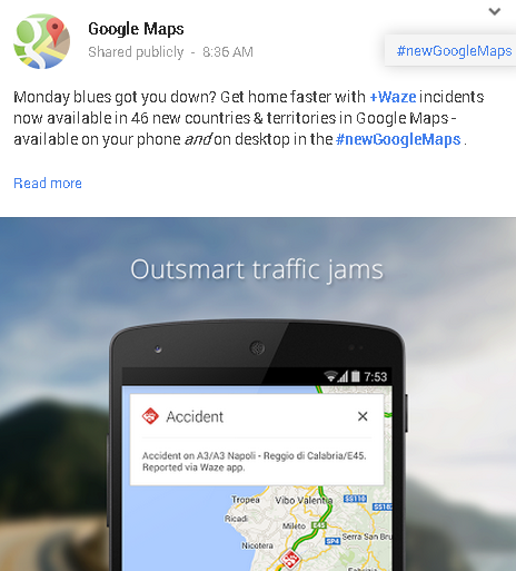 Google Maps with WAZE in 46 new Countries