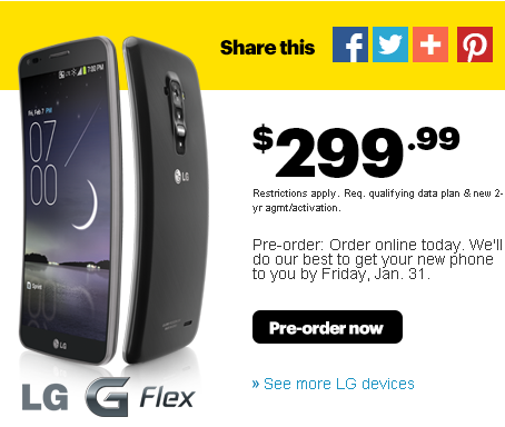 Sprint LG G Flex
