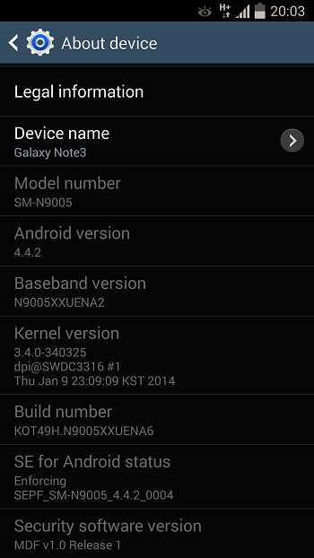 Android 4.4.2 Update For Galaxy Note 3