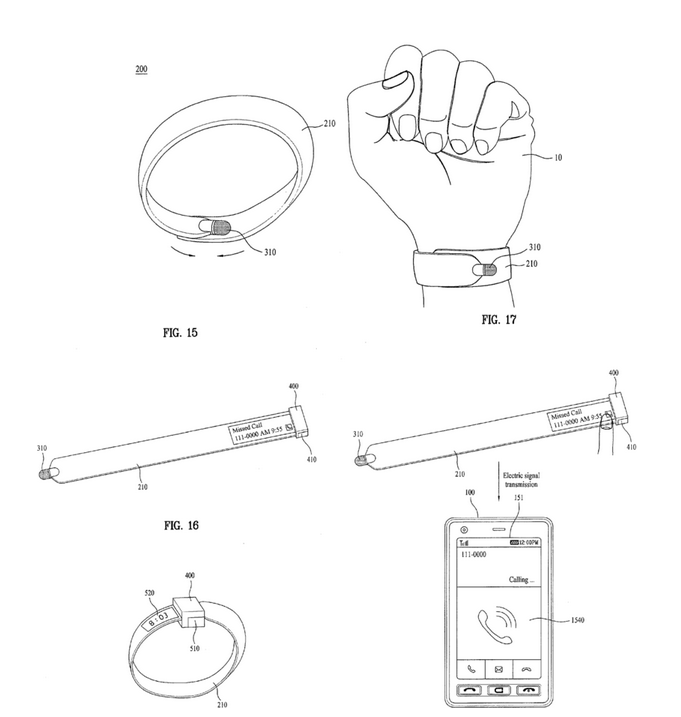 LG Patent Slap Bracelet