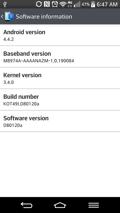T-Mobile LG G2 gets Android KitKat