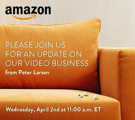 Amazon Press Invite Set top box April 2nd