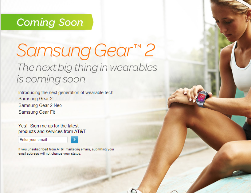 Samsung Galaxy Gear 2 AT&T