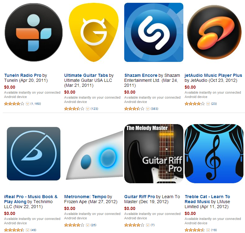 Free music apps Amazon