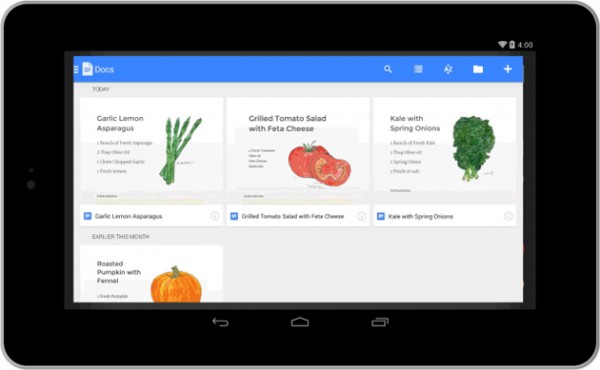 Google adds standalone Docs and Sheets apps