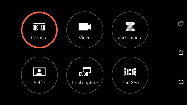 HTC One M8 Camera Modes
