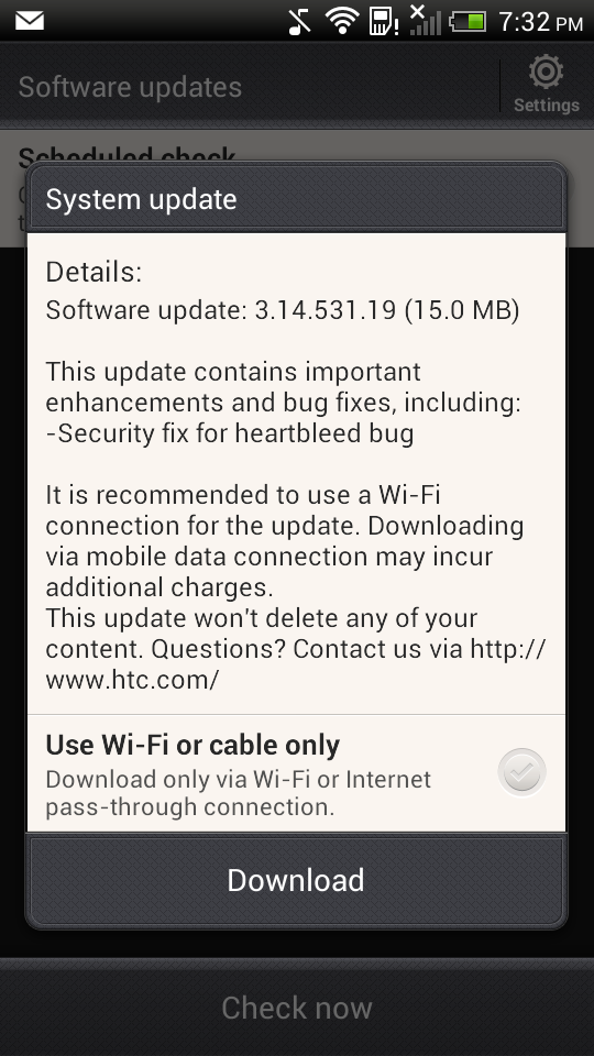 HTC One S Update T-Mobile