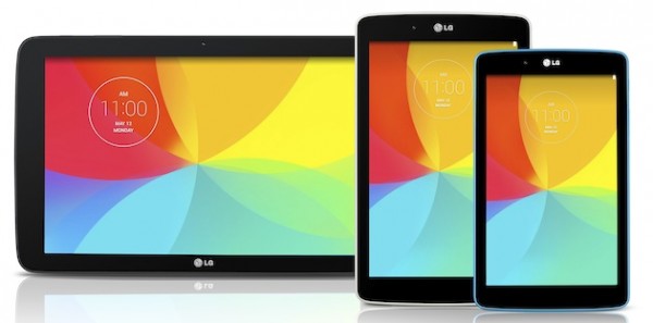 LG G Pad Series tablets in 7.0, 8.0 and 10.1