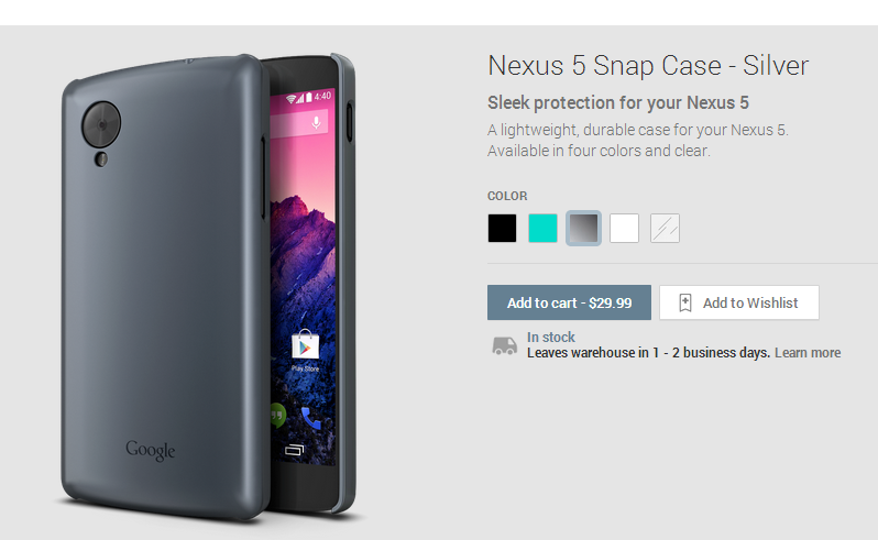 Nexus 5 Snap Case