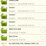 Toshiba Wireless SSD 128GB Screenshots review