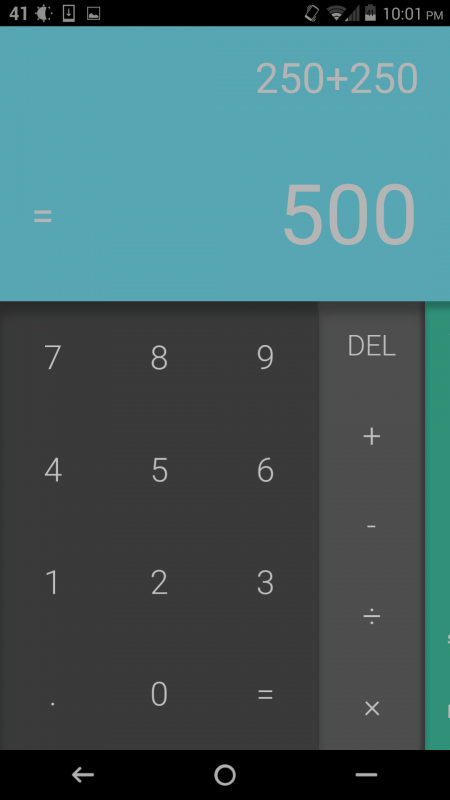 Android L Calculator