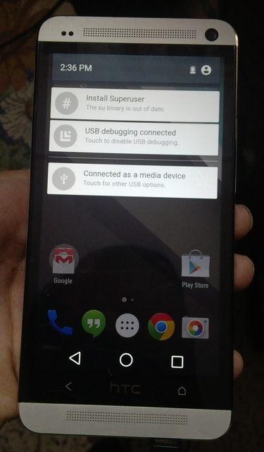 Android L preview has been ported to the HTC One M7