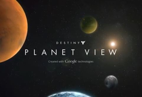 Destiny Planet View with Google