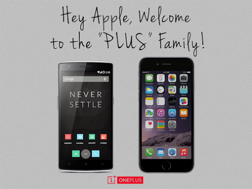 OnePlus responds to the Apple iPhone 6 Plus