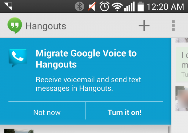 Google Voice is getting integrated into Hangouts