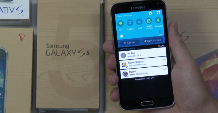 Android Lollipop for the Samsung Galaxy S5