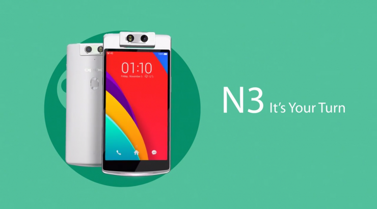 Oppo N3 is now official