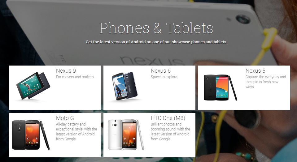 Google Play Store Phones and Tablets