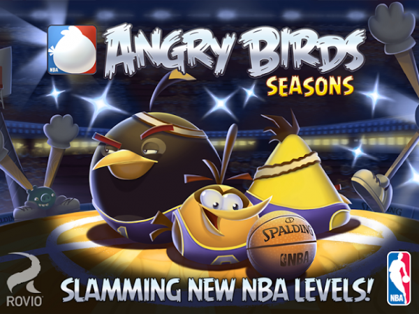 Angry Birds Seasons does the NBA
