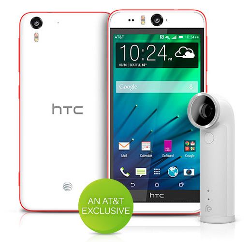 HTC Desire Eye in Coral Reef Re Camera AT&T