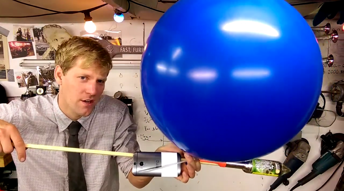 Colin Furze is sending some HTC One M8s into space