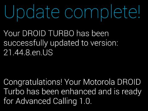 Droid Turbo Update