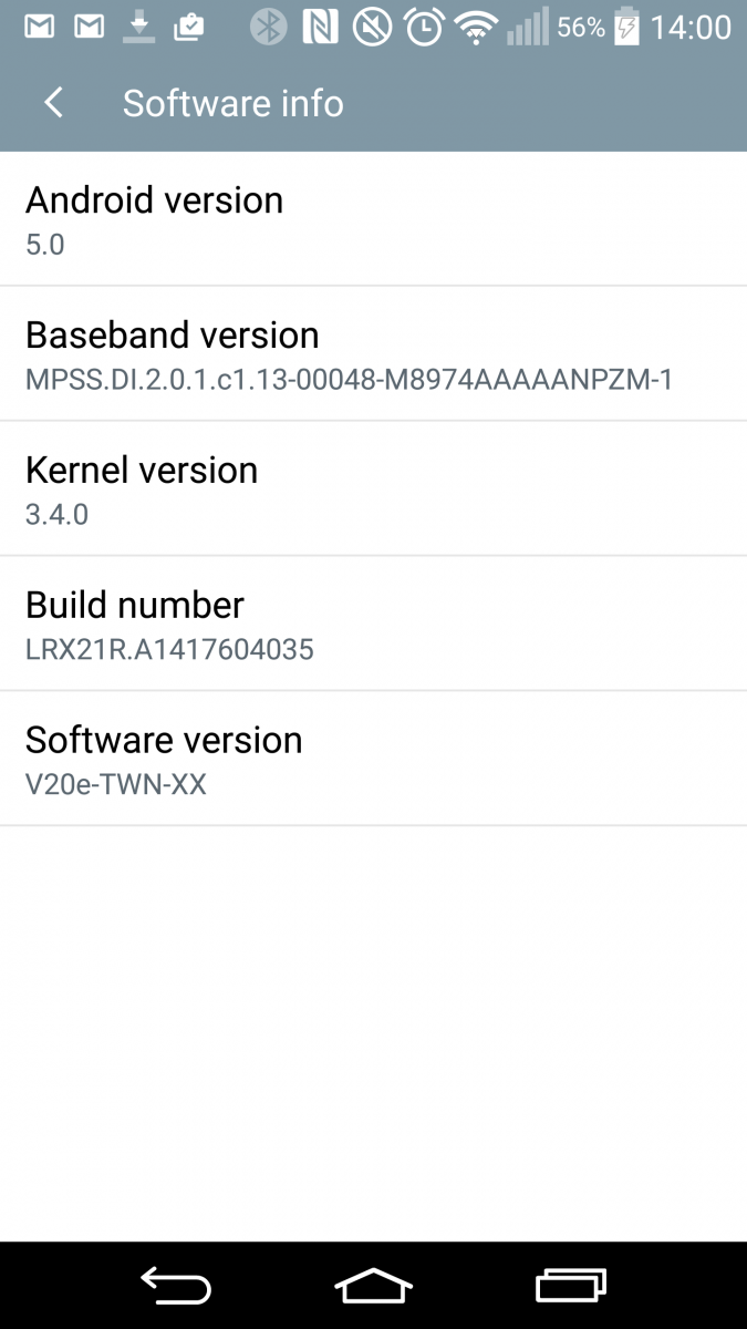 Android 5.0 Lollipop update for LG G3