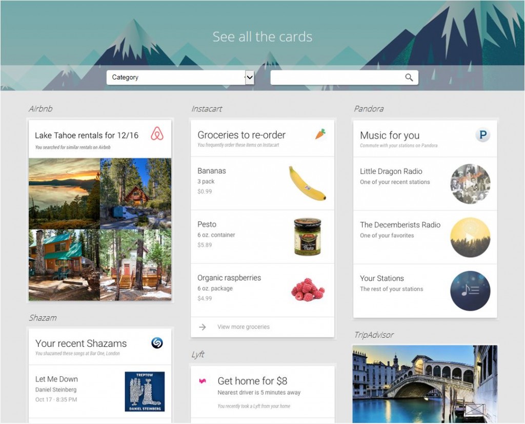New Google Now Cards 1
