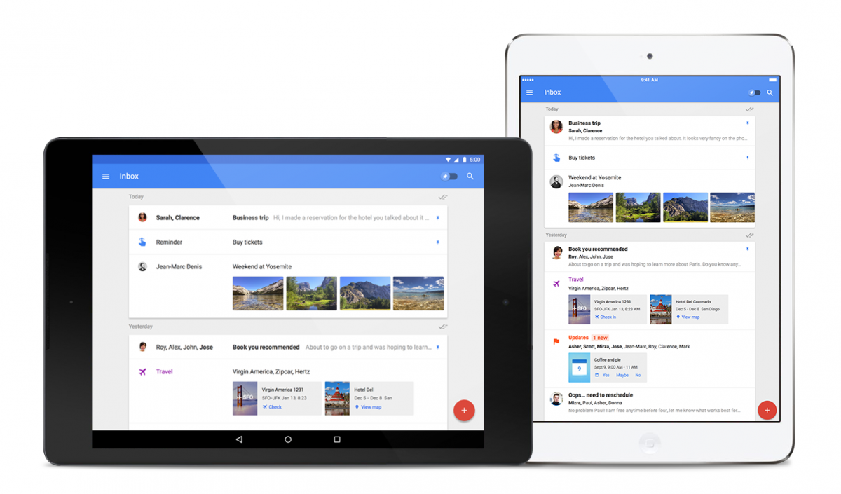 Inbox by Gmail tablets