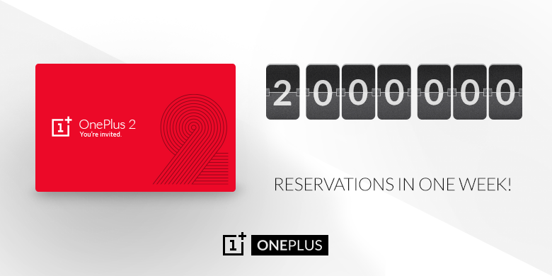 2 million OnePlus 2