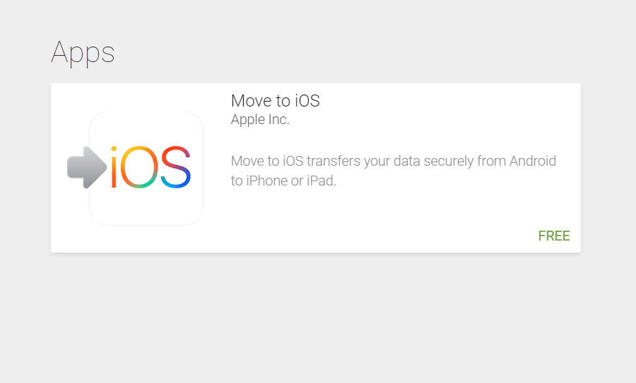 Android fans are trolling the Move to iOS app